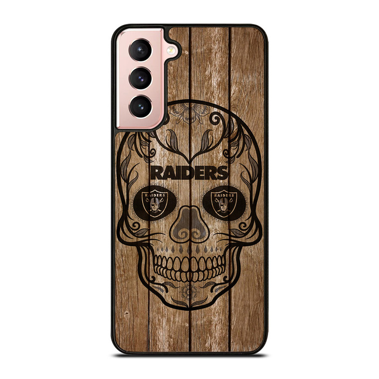 OAKLAND RAIDERS SKULL 4 Samsung Galaxy S21 Case