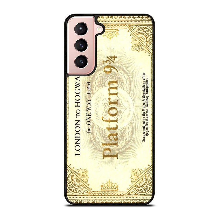 HARRY POTTER TICKET LONDON HOGWARTS Samsung Galaxy S21 Case