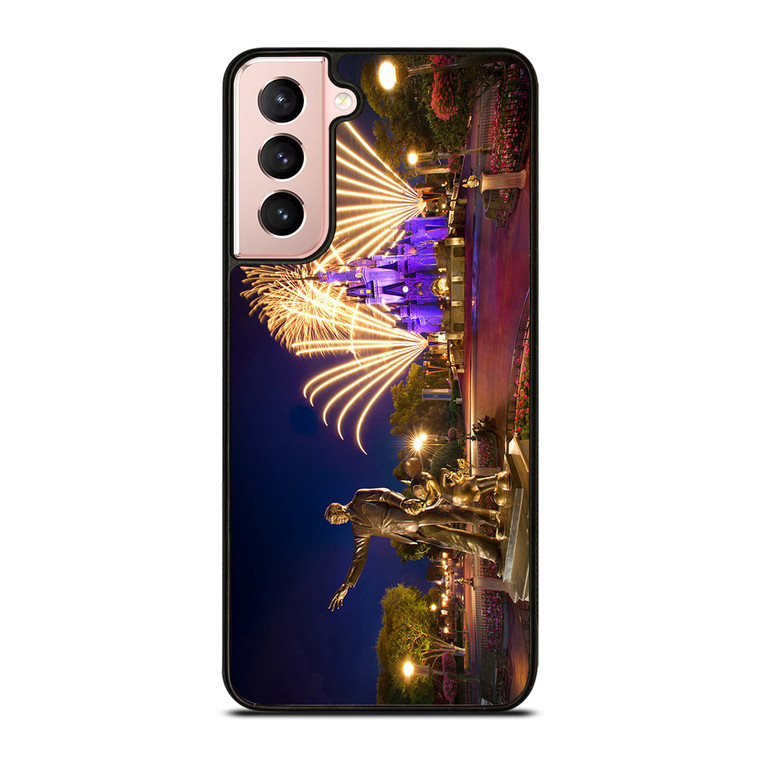 DISNEY CASTLE WALT FIREWORK Samsung Galaxy S21 Case