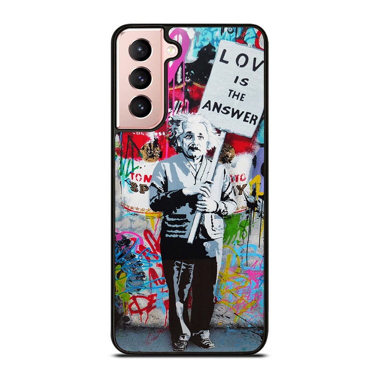 BANKSY EINSTEIN Samsung Galaxy S21 Case