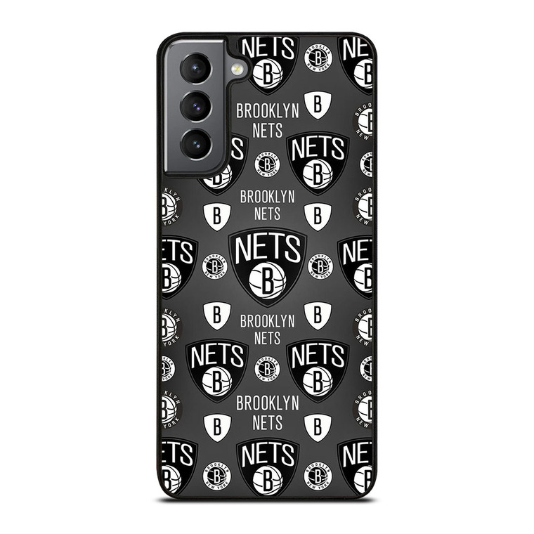 BROOKLYN NETS PATTERN Samsung Galaxy S21 Plus Case