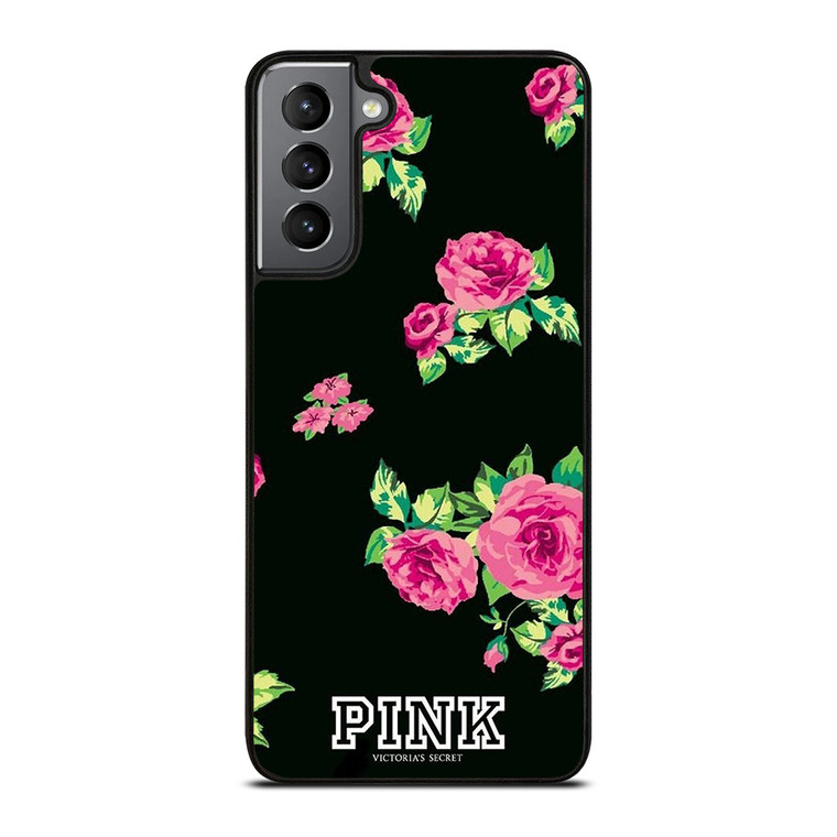 VICTORIA'S SECRET FLORAL PINK Samsung Galaxy S21 Plus Case