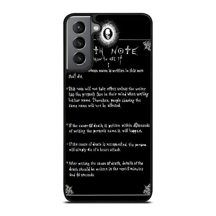 RULES OF THE DEATH NOTE Samsung Galaxy S21 Plus Case