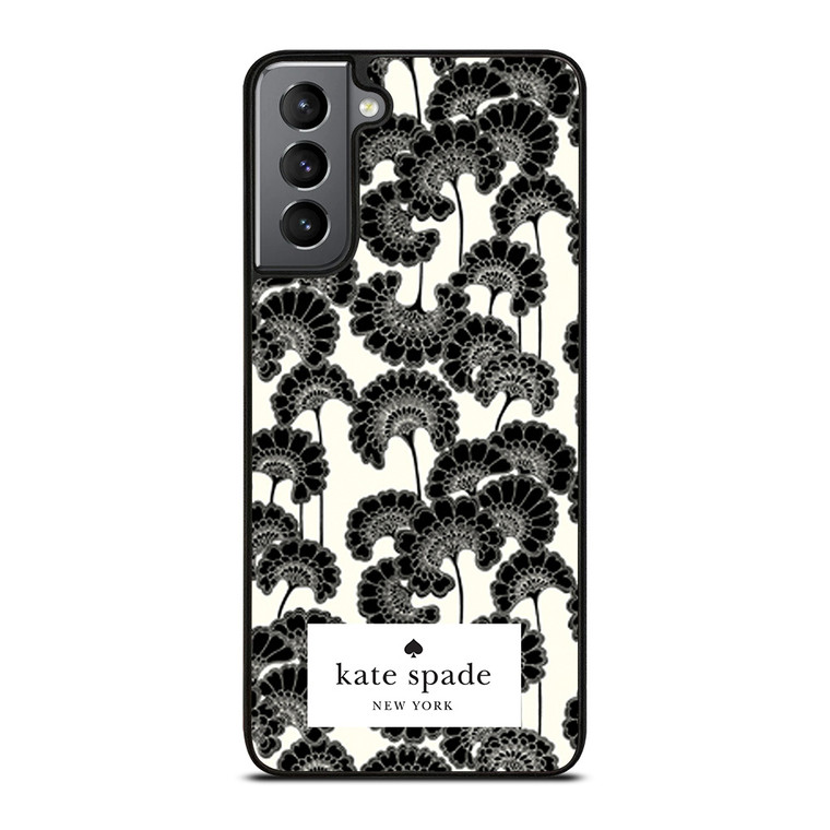 JAPANESE BLACK FLORAL KADE SPADE Samsung Galaxy S21 Plus Case