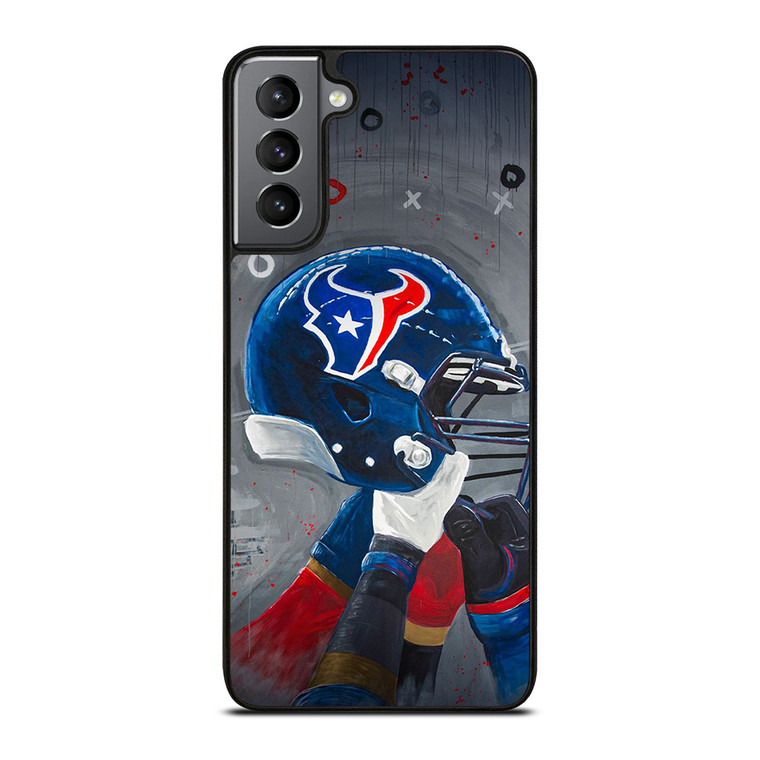 HOUSTON TEXANS HELMET 3 Samsung Galaxy S21 Plus Case