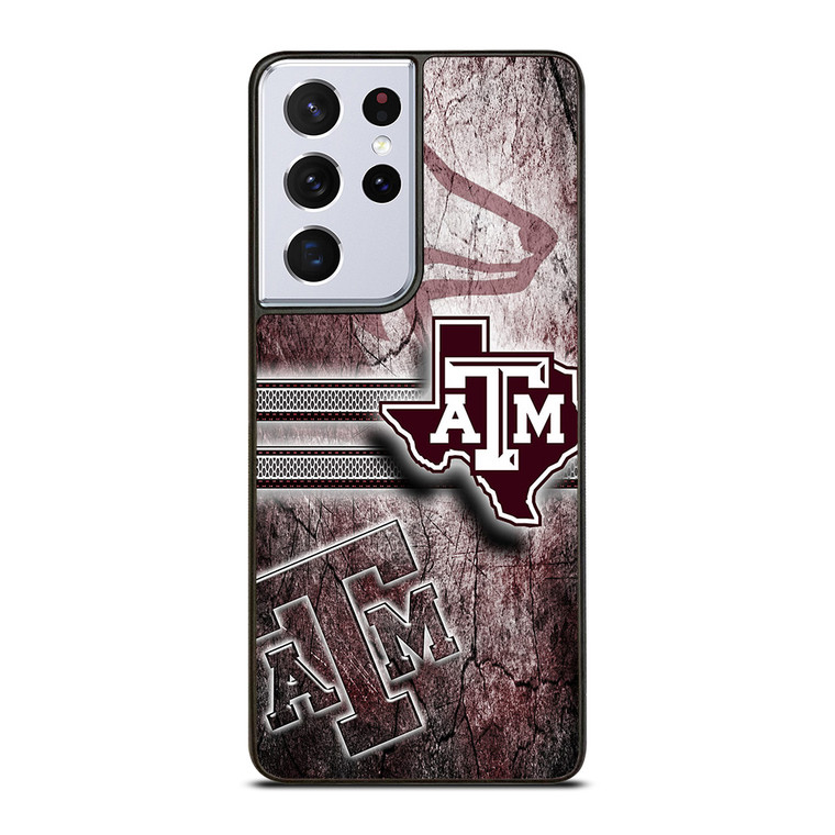 TEXAS A&M AGGIE LOGO Samsung Galaxy S21 Ultra Case