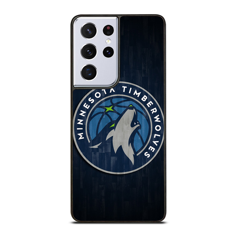MINNESOTA TIMBERWOLVES LOGO Samsung Galaxy S21 Ultra Case
