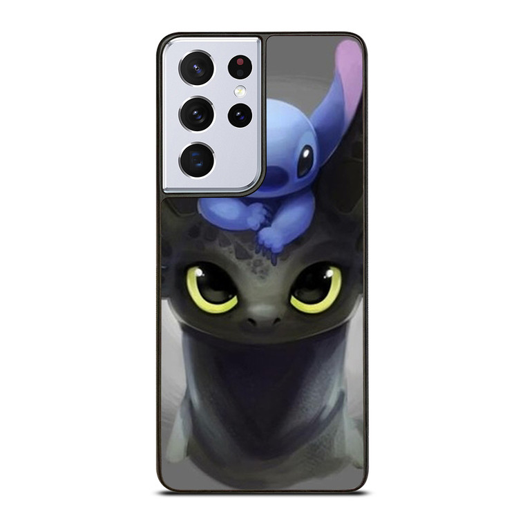 TOOTHLESS AND STITCH Samsung Galaxy S21 Ultra Case