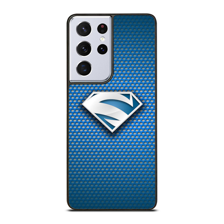 SUPERMAN ELECTRIC BLUE LOGO Samsung Galaxy S21 Ultra Case