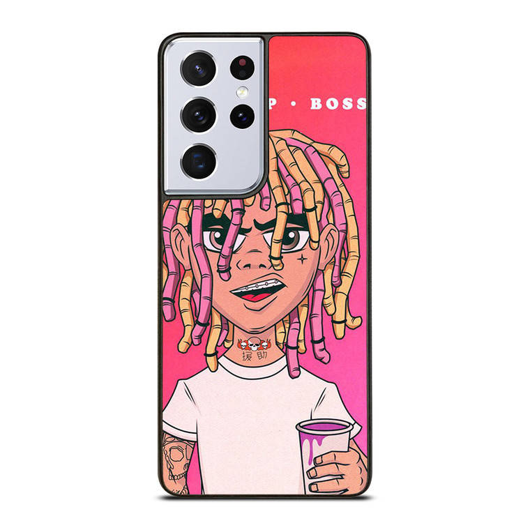 LIL PUMP BOSS CARTOON Samsung Galaxy S21 Ultra Case