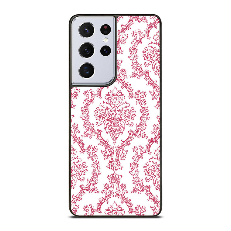 DAMASK PINK Samsung Galaxy S21 Ultra Case