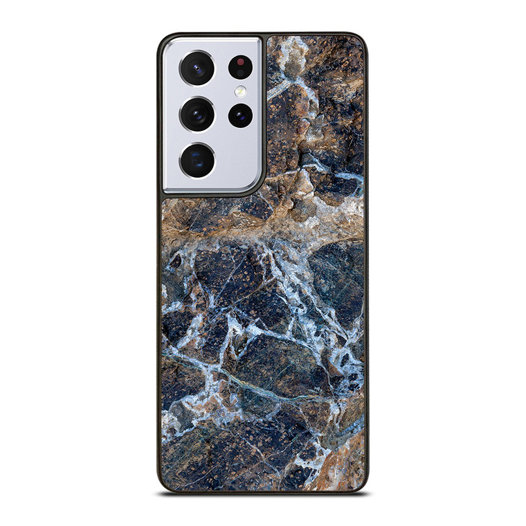 CRYSTAL MARBLE PATTERN Samsung Galaxy S21 Ultra Case