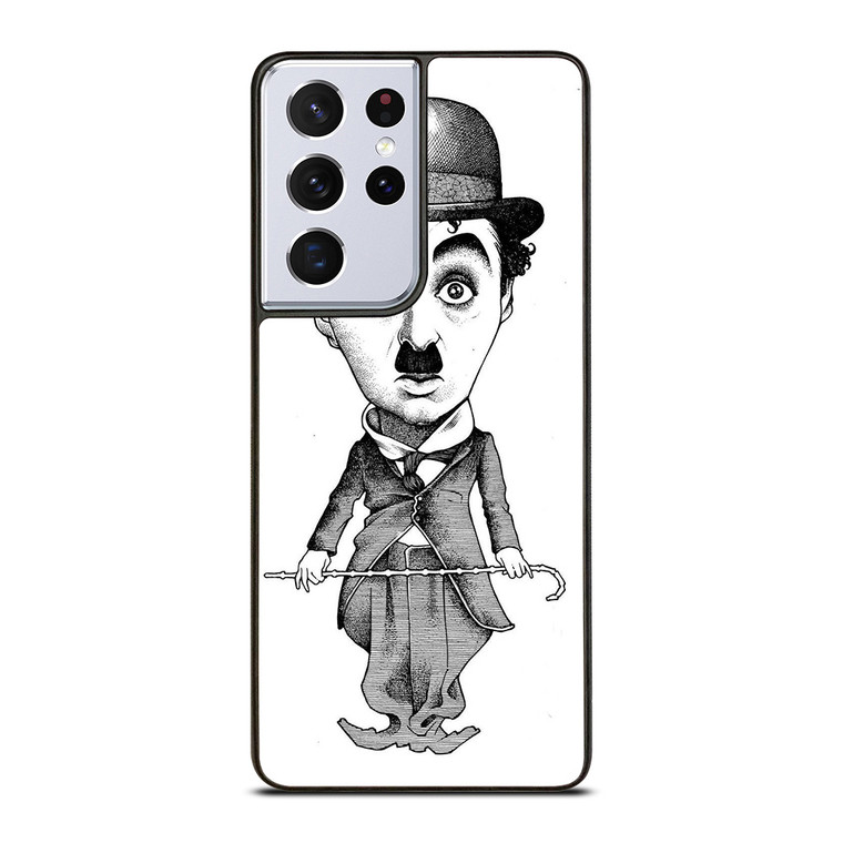 CHARLIE CHAPLIN CARTOON Samsung Galaxy S21 Ultra Case