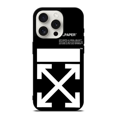 OFF WHITE SUPREME iPhone 15 Case Cover