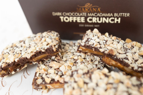 Dark Chocolate  Macadamia Butter Toffee Crunch