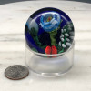 small lucite ring stands for displaying Glass Paperweights made here at the Sherwin Art Glass glassblowing studio, 2" in diameter and approximately 1" tall.