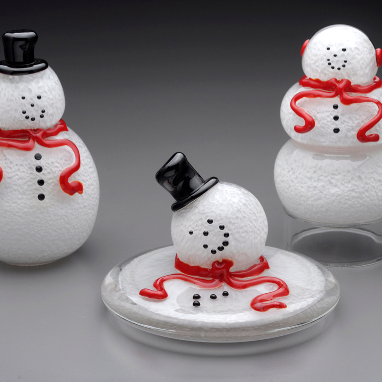 Glass Cover- Melting Snowman - Switchables