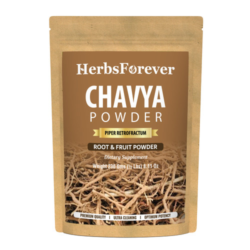 Chavya Powder (Piper Retrofractum) - Non GMO - Vegan - (230 Gms-1/2 Lbs)