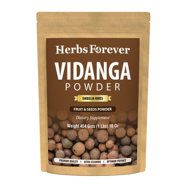 Vidanga Powder – Embelia Ribes – Non GMO - Vegan – 454 Gms - 1LBS