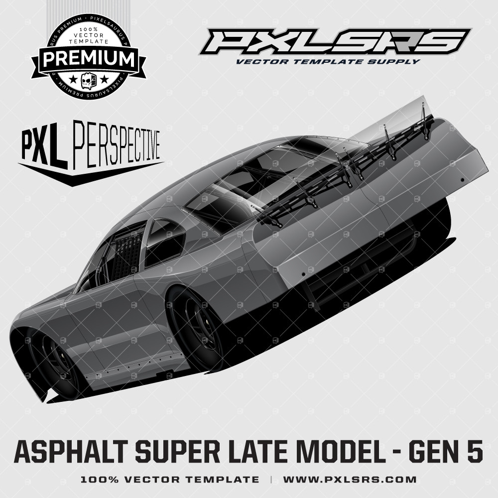 ASPHALT SUPER LATE MODEL - GEN 5 'Premium Perspective #3' 100% Vector ...