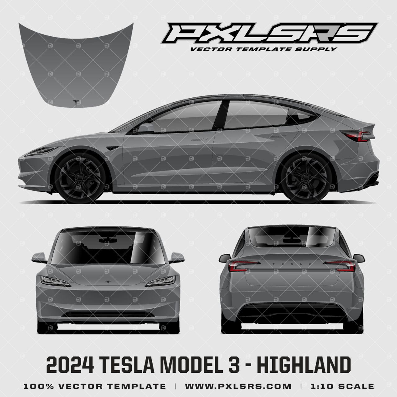 modèle 3D de Tesla modèle 3 Highland 2024 - TurboSquid 2124087