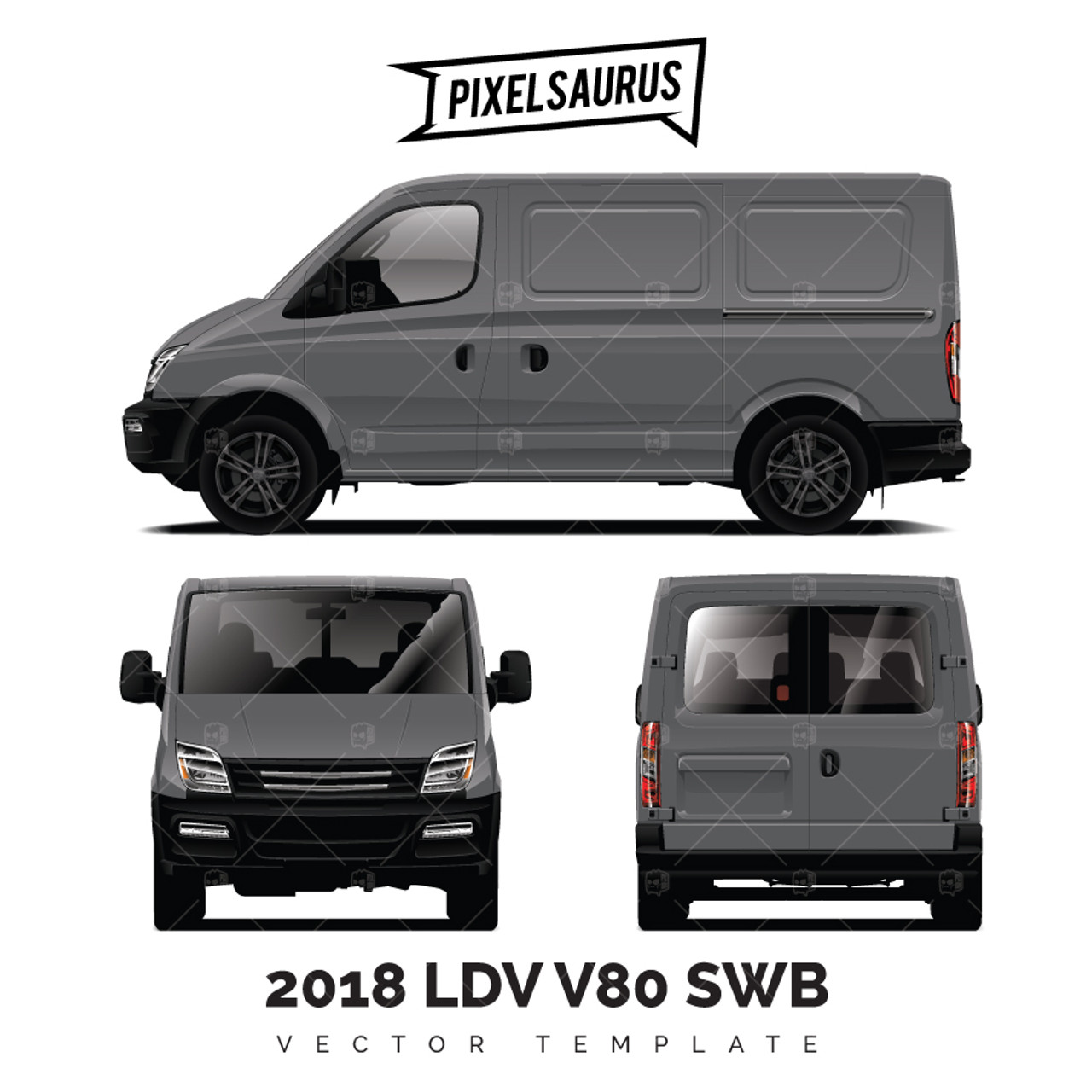 2018 LDV V80 (Maxus) SWB / BIG vector 