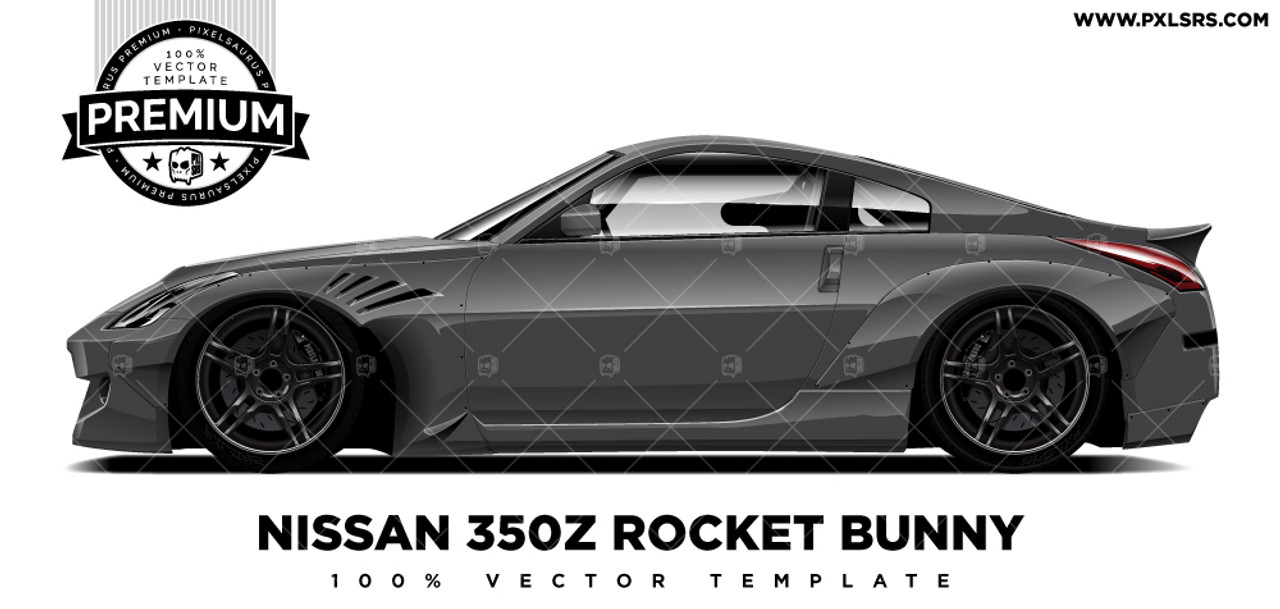 Download Nissan 350z Rocket Bunny 'Premium' Vector Template ...