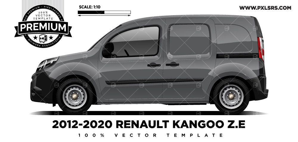 2012-2020 RENAULT Kangoo Z.E 'Vector' Template