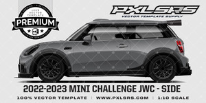 2022-2023 Mini Challenge JCW Class Side 'Premium' Vector Template 2022-2023 Mini Challenge JCW Class Side 'Premium' Vector Template