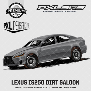 Lexus IS250 Dirt Sedan Front 3/4 'Premium Perspective' 100% Vector Template Lexus IS250 Dirt Sedan Front 3/4 'Premium Perspective' 100% Vector Template