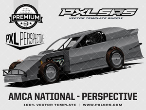 AMCA National -  DIRT Modified 'Premium Perspective 2' Vector Template AMCA National -  DIRT Modified 'Premium Perspective 2' Vector Template