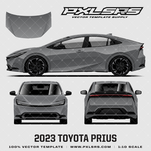 2023-2024 Toyota Prius 'Vector' Template 2023-2024 Toyota Prius 'Vector' Template