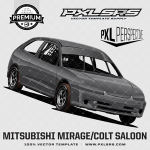 Mitsubishi Mirage Dirt Sedan Front 3/4 'Premium Perspective' 100% Vector Template Mitsubishi Mirage Dirt Sedan Front 3/4 'Premium Perspective' 100% Vector Template