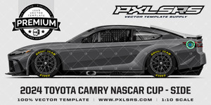 2024 Toyota Camry (Gen 7) Nascar - Side 'Premium' Vector Template 2024 Toyota Camry (Gen 7) Nascar - Side 'Premium' Vector Template