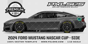 2024 Ford Mustang Darkhorse (Gen 7) Nascar Cup - Side 'Premium' Vector Template 2024 Ford Mustang Darkhorse (Gen 7) Nascar Cup - Side 'Premium' Vector Template