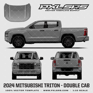 2024+ Mitsubishi Triton - Double Cab 'Vector' Template 2024+ Mitsubishi Triton - Double Cab 'Vector' Template