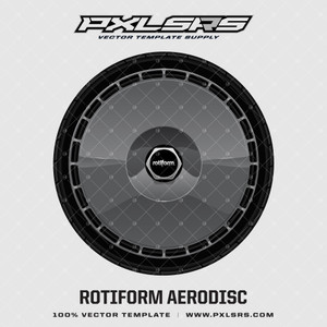 Rotiform Aerodisc 'Premium' Vector Wheel Rotiform Aerodisc 'Premium' Vector Wheel