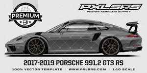 2017-2019 Porsche 911 GT3RS (991.2) 'Premium Side' Vector Template 2017-2019 Porsche 911 GT3RS (991.2) 'Premium Side' Vector Template