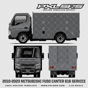 2010-2023 Mitusbishi Fuso Canter 615/616 Service 'Vector' Template 2010-2023 Mitusbishi Fuso Canter 615/616 Service 'Vector' Template