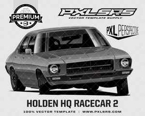 Holden HQ Kingswood Race Car Front 3/4 'Premium Perspective #2' 100% Vector Template Holden HQ Kingswood Race Car Front 3/4 'Premium Perspective #2' 100% Vector Template