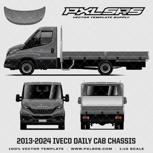 2014-2024 Iveco Daily Van -Cab Chassis 'Vector' Template