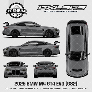 2025 BMW M4 GT4 EVO (G82) - Full 'Premium' Full Template