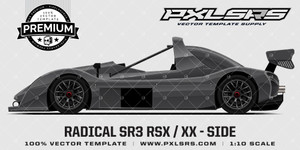 Radical Sportscars SR3 RSX / XX 'Premium Side' Template Radical Sportscars SR3 RSX / XX 'Premium Side' Template