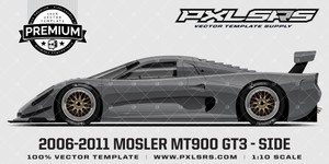 2006-2011 MOSLER MT900 GT3 'Premium Side' Template 2006-2011 MOSLER MT900 GT3 'Premium Side' Template