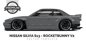 Nissan Silvia S13 - Rocketbunny V2 'Premium' Nissan Silvia S13 - Rocketbunny V2 'Premium'