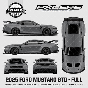2025 Ford Mustang GTD - FULL 'PREMIUM' Template