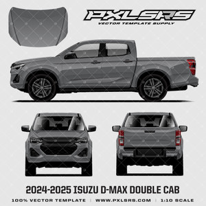 2024-2025 Isuzu D-Max Double Cab Ute  'Vector' Template - Dmax