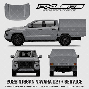 2026 Nissan Navara D27 (Frontier) Double Cab + Service 'Vector' Template