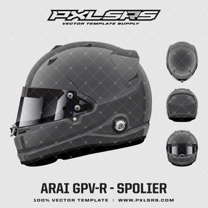 Arai GPV-R Helmet – Spoiler  'Vector' Template