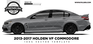 2013-2017 Holden Commodore VF / Chevrolet SS 'Premium' Vector Template 2013-2017 Holden Commodore VF / Chevrolet SS 'Premium' Vector Template